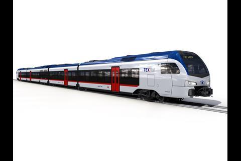 Fort Worth Transportation Authority has awarded Stadler a contract to supply eight Flirt 3 diesel multiple-units.